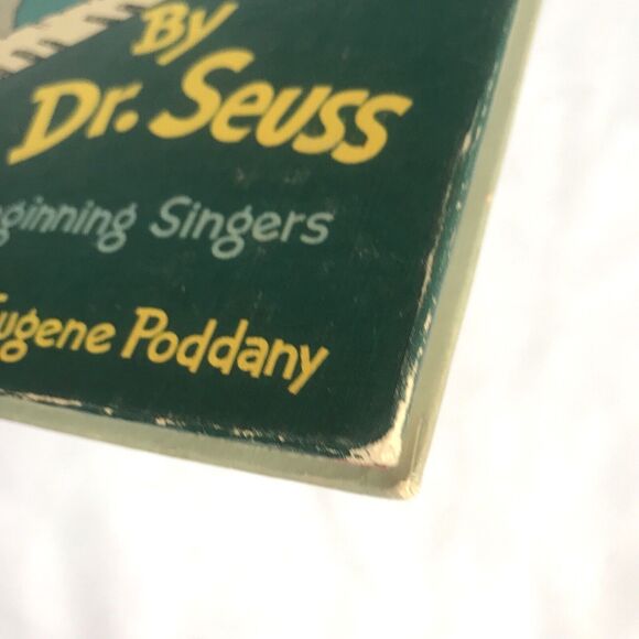 Vintage Dr. Seuss CAT IN THE HAT Song Book Beginner 1967 1st Ed Eugene Poddany - Picture 5 of 7